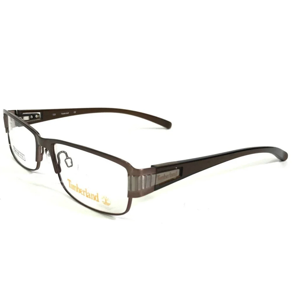 Timberland Small Eyeglasses Frames TB5046 col.046 Brown Rectangular 50-14-125